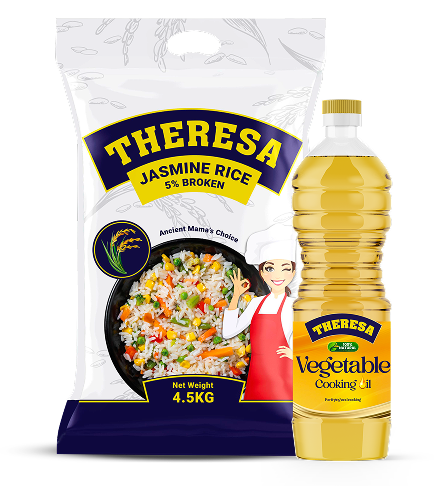 Theresa Foods rice and vegetable oil pack